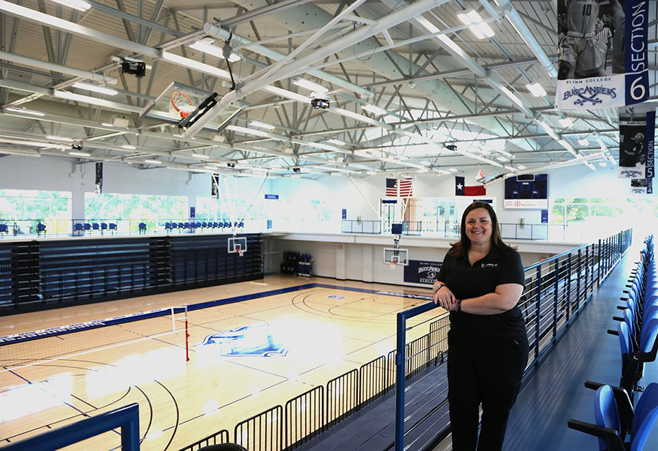 As Coordinator of Campus Recreation, Westbrook oversees Blinn's 36,000-square-foot student recreation center