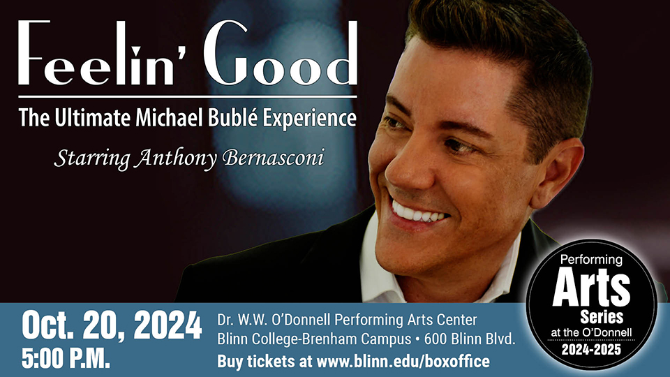 Anthony Bernasconi's tribute to Michael Buble takes center stage Sunday, Oct. 20