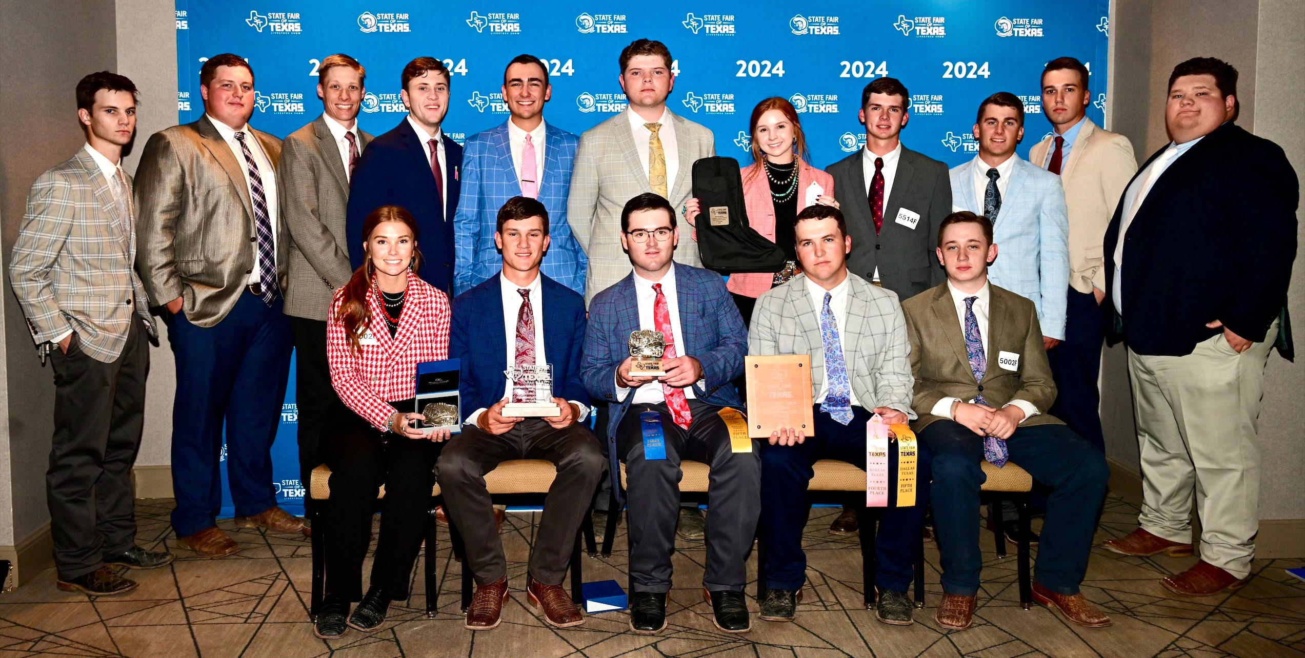 Blinn’s sophomore livestock judging team places third, freshmen are second in their respective divisions.