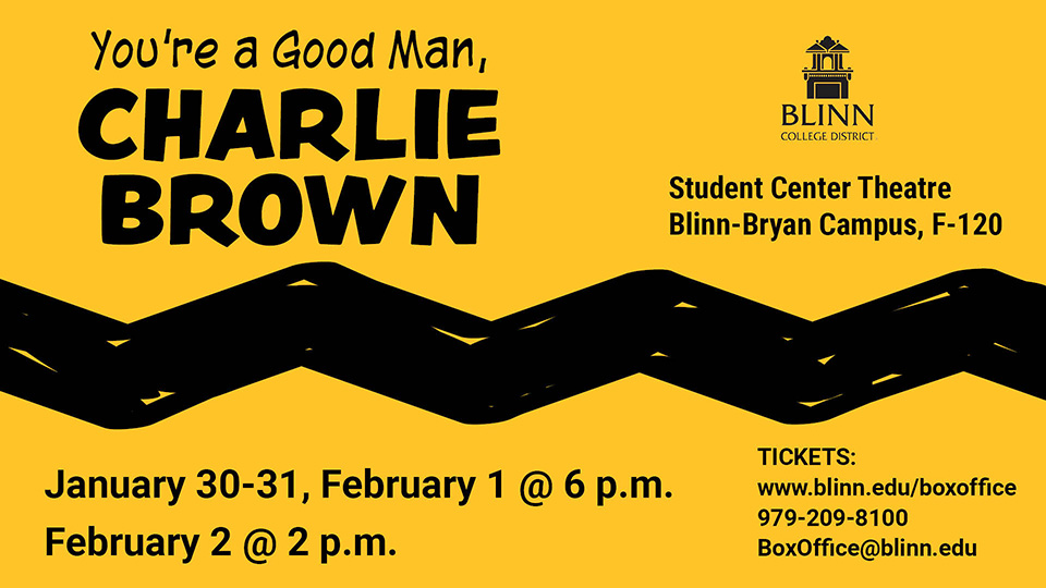 Performances run Jan. 30-Feb. 2 at the Blinn-Bryan Student Center